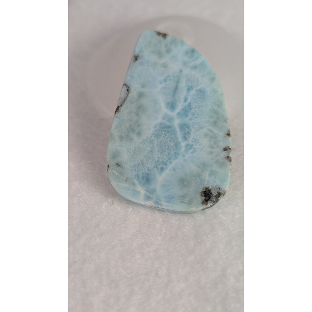 Larimer freeform large  cabochon 55x33mmWt 18.4 grams - Picture 8 of 9
